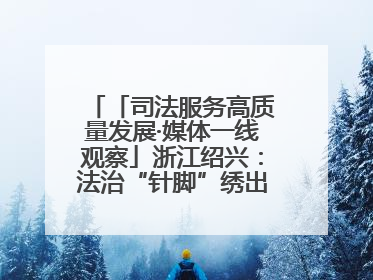 「司法服务高质量发展·媒体一线观察」浙江绍兴：法治“针脚”绣出纺织新天地