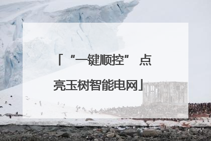 “一键顺控” 点亮玉树智能电网