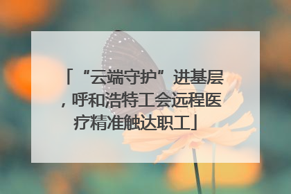 “云端守护”进基层，呼和浩特工会远程医疗精准触达职工