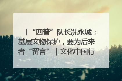“四普”队长冼永城：基层文物保护，要为后来者“留言”｜文化中国行·我在广东找文物