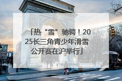 热“雪”驰骋！2025长三角青少年滑雪公开赛在沪举行