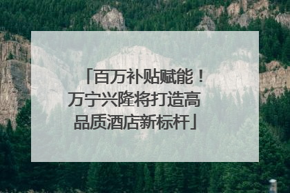 百万补贴赋能！万宁兴隆将打造高品质酒店新标杆