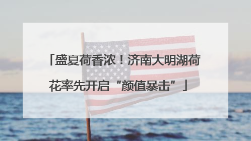 盛夏荷香浓！济南大明湖荷花率先开启“颜值暴击”