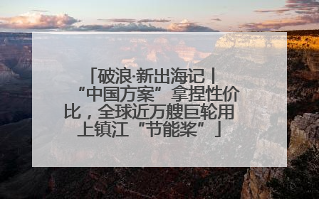 破浪·新出海记丨 “中国方案”拿捏性价比，全球近万艘巨轮用上镇江“节能桨”