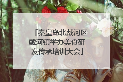 秦皇岛北戴河区戴河镇举办美食研发传承培训大会