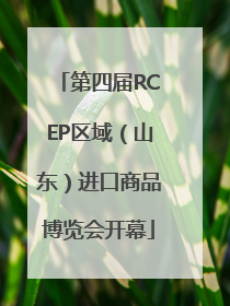 第四届RCEP区域（山东）进口商品博览会开幕