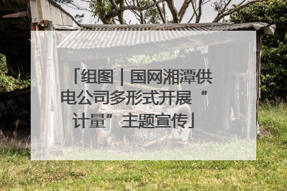 组图｜国网湘潭供电公司多形式开展“计量”主题宣传