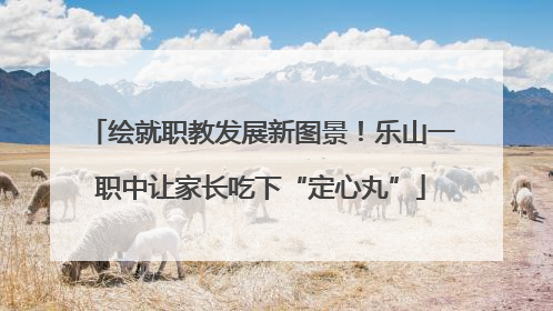 绘就职教发展新图景！乐山一职中让家长吃下“定心丸”