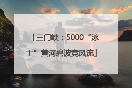 三门峡：5000“泳士”黄河碧波竞风流