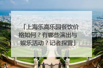 上海乐高乐园餐饮价格如何？有哪些演出与娱乐活动？记者探营