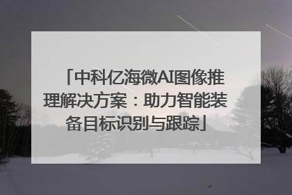 中科亿海微AI图像推理解决方案：助力智能装备目标识别与跟踪