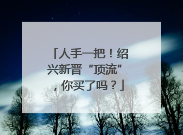 人手一把！绍兴新晋“顶流”，你买了吗？