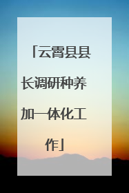 云霄县县长调研种养加一体化工作