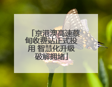 京港澳高速蔡甸收费站正式投用 智慧化升级破解拥堵