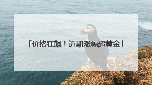 价格狂飙！近期涨幅超黄金
