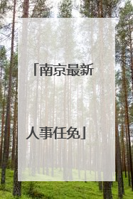南京最新人事任免
