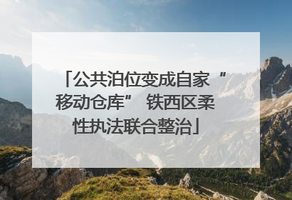 公共泊位变成自家“移动仓库” 铁西区柔性执法联合整治