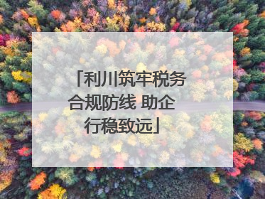 利川筑牢税务合规防线 助企行稳致远