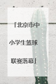 北京市中小学生篮球联赛落幕