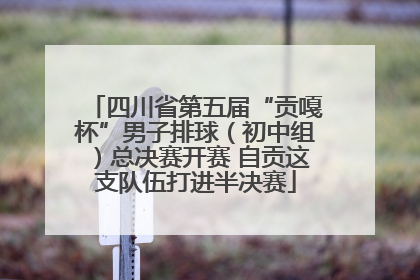 四川省第五届“贡嘎杯”男子排球（初中组）总决赛开赛 自贡这支队伍打进半决赛