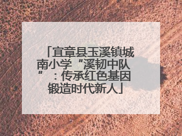 宜章县玉溪镇城南小学“溪韧中队”：传承红色基因 锻造时代新人
