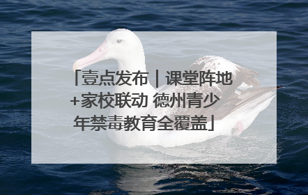 壹点发布｜课堂阵地+家校联动 德州青少年禁毒教育全覆盖
