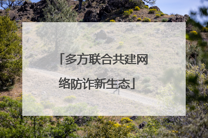 多方联合共建网络防诈新生态