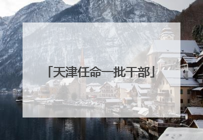 天津任命一批干部
