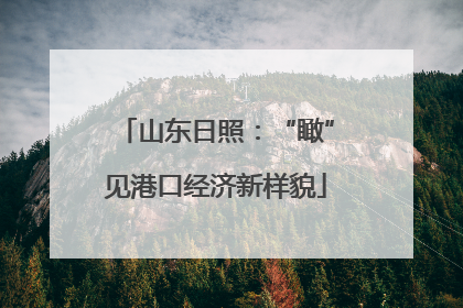 山东日照：“瞰”见港口经济新样貌