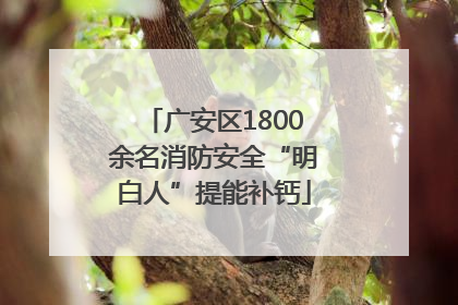 广安区1800余名消防安全“明白人”提能补钙