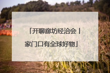 开聊廊坊经洽会丨家门口有全球好物