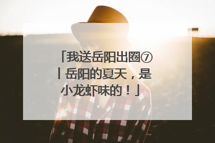 我送岳阳出圈⑦丨岳阳的夏天，是小龙虾味的！