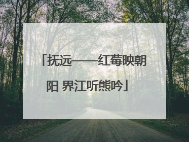 抚远——红莓映朝阳 界江听熊吟