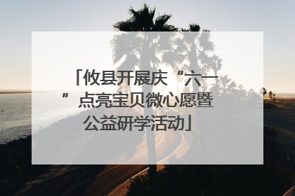 攸县开展庆“六一”点亮宝贝微心愿暨公益研学活动