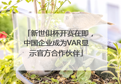 新世俱杯开赛在即,中国企业成为VAR显示官方合作伙伴