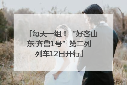 每天一组！“好客山东·齐鲁1号”第二列列车12日开行