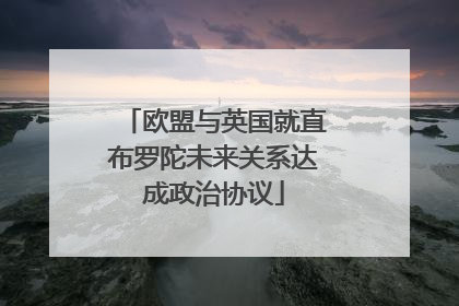 欧盟与英国就直布罗陀未来关系达成政治协议
