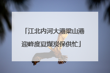 江北内河大港梁山港迎峰度夏煤炭保供忙