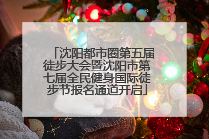 沈阳都市圈第五届徒步大会暨沈阳市第七届全民健身国际徒步节报名通道开启