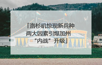 洛杉矶惊现新兵种 两大因素引爆加州“内战”升级