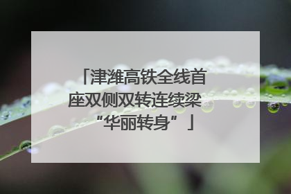 津潍高铁全线首座双侧双转连续梁“华丽转身”
