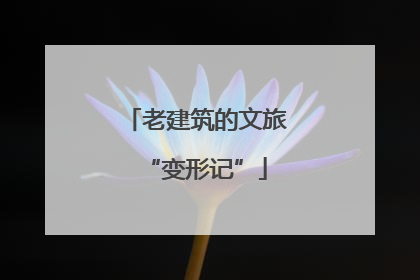 老建筑的文旅“变形记”