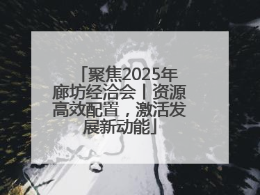 聚焦2025年廊坊经洽会丨资源高效配置，激活发展新动能