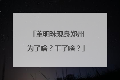 董明珠现身郑州 为了啥？干了啥？