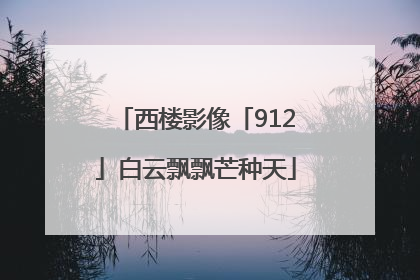 西楼影像「912」白云飘飘芒种天