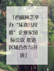 西藏林芝举办“环喜马拉雅”企业家国际会议 推进区域合作与开放