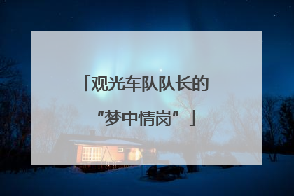 观光车队队长的“梦中情岗”