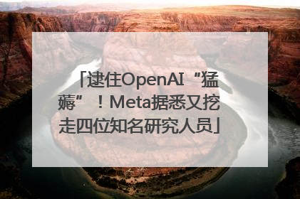 逮住OpenAI“猛薅”！Meta据悉又挖走四位知名研究人员