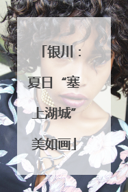 银川：夏日“塞上湖城”美如画