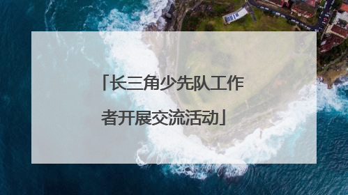 长三角少先队工作者开展交流活动